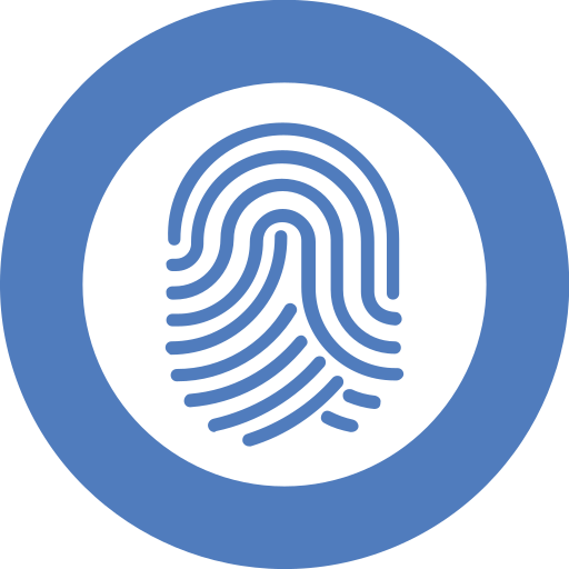 Finger print Generic color fill icon