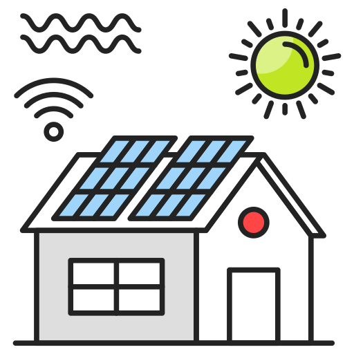 Smart home Generic color lineal-color icon