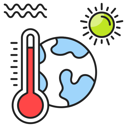 Global Warming Generic color lineal-color icon