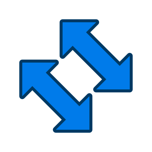 Left and right arrows Generic color lineal-color icon