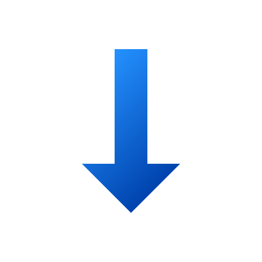 Down arrow Generic gradient fill icon