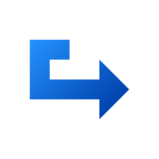 Turn right  Generic gradient fill icon