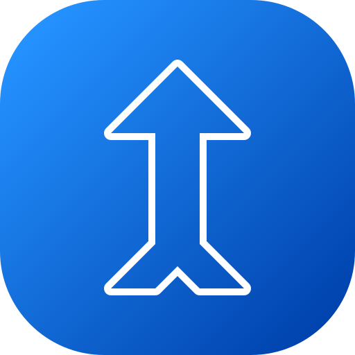 Up arrow Generic gradient fill icon