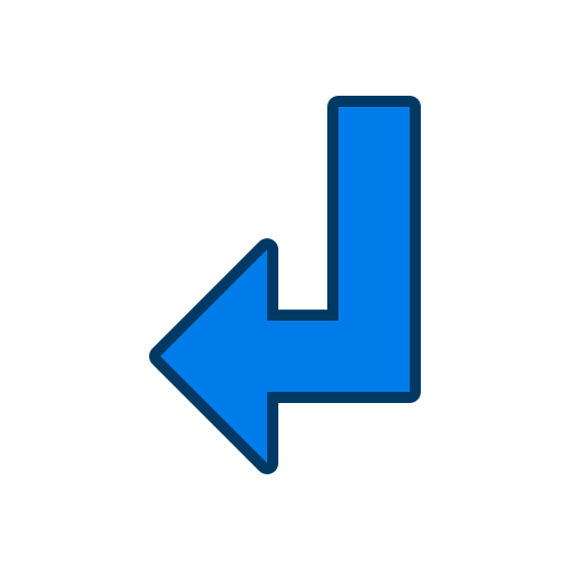 Turn Left Generic color lineal-color icon