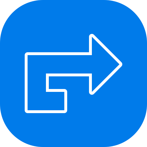 Turn right  Generic color fill icon