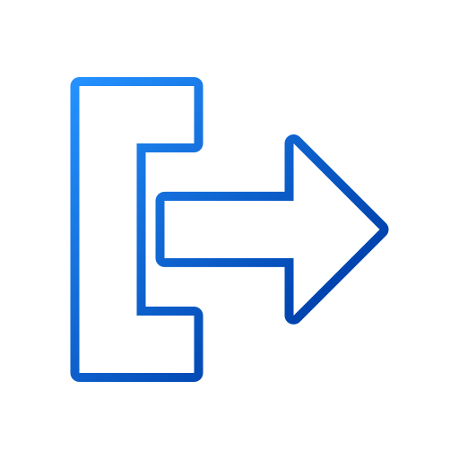 disconnettersi Generic gradient outline icona