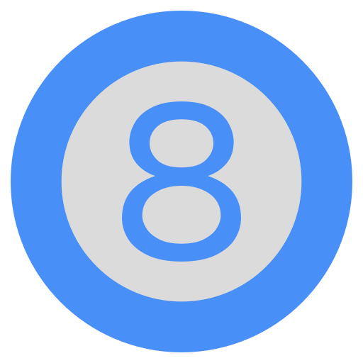 8 ball Generic color fill icon