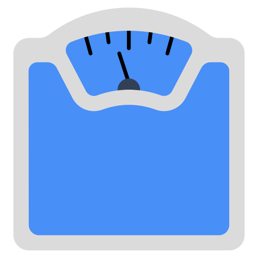 Weight Scale Generic color fill icon