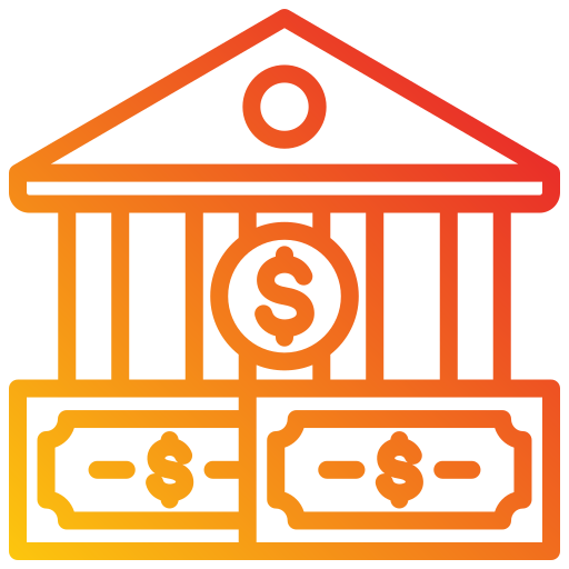 bankowość Generic gradient outline ikona