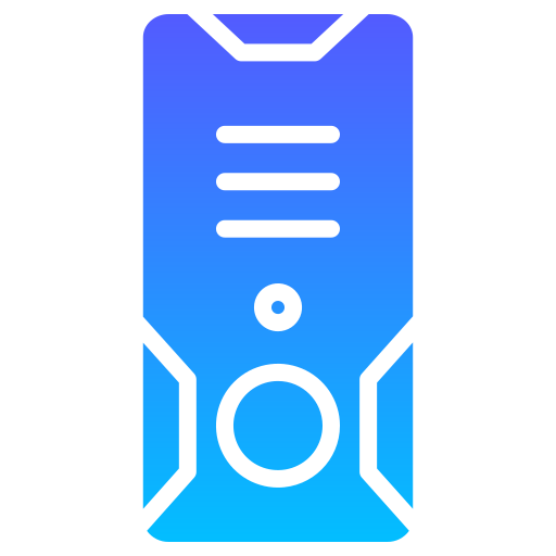 Pc tower Generic gradient fill icon