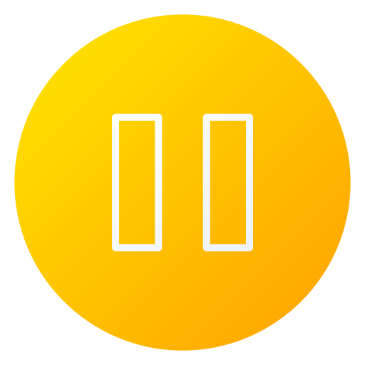 一時停止 Generic gradient fill icon