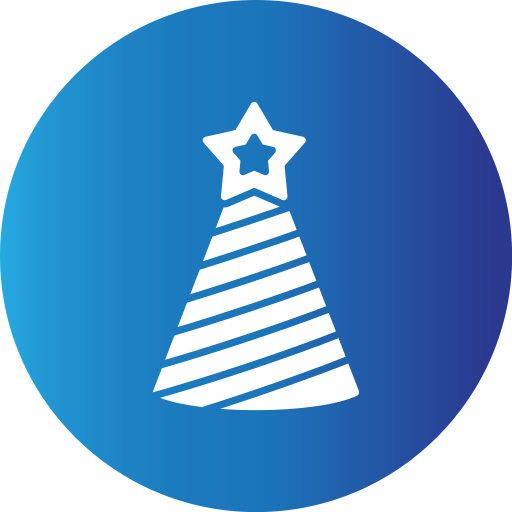 Party Hat Generic gradient fill icon