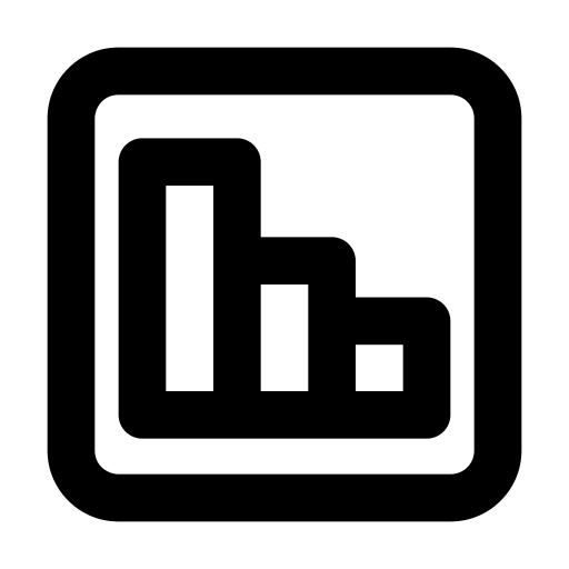 그래프 바 Generic black outline icon