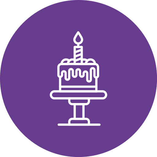tort urodzinowy Generic color fill ikona
