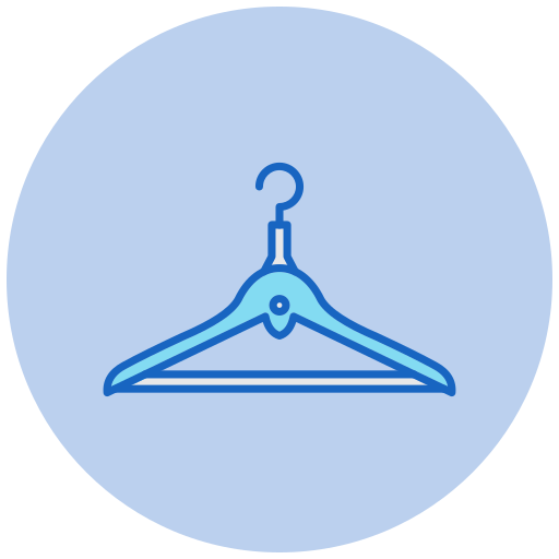 Clothes hanger Generic color lineal-color icon