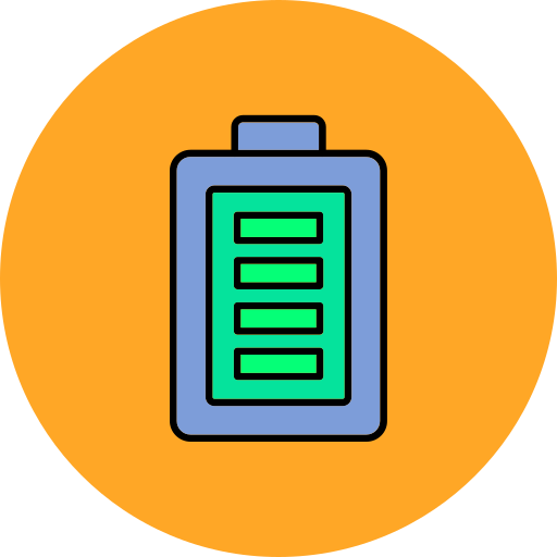 Полная батарея Generic color lineal-color иконка