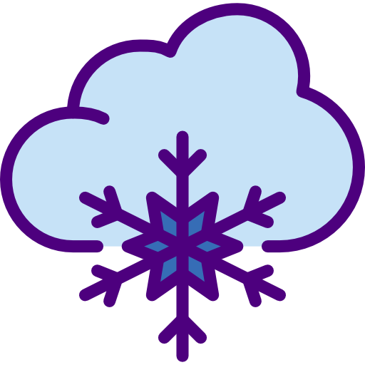 Śnieżny prettycons Lineal Color ikona