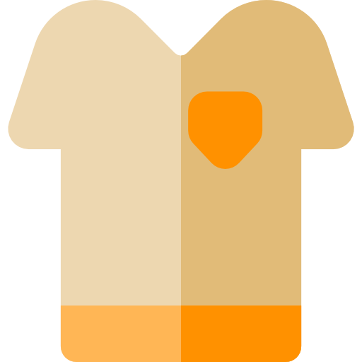 camiseta Basic Rounded Flat Ícone