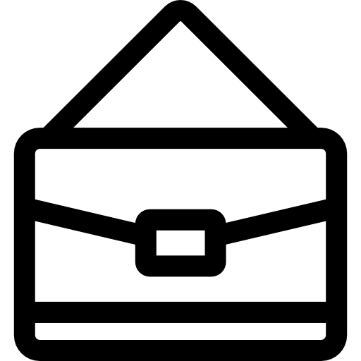 sac Basic Rounded Lineal Icône