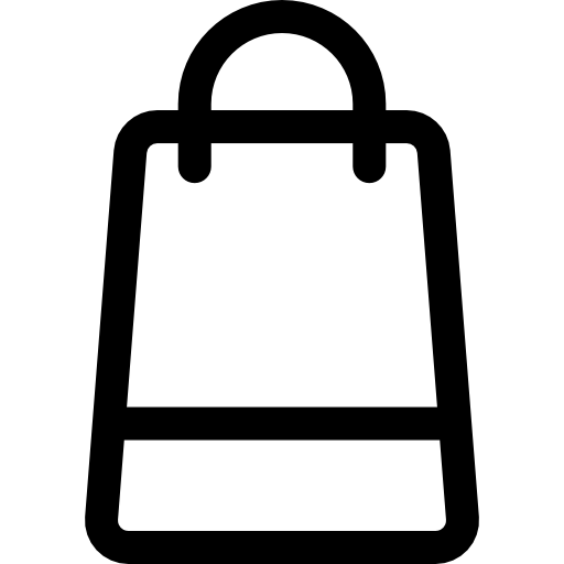 sacchetto Basic Rounded Lineal icona