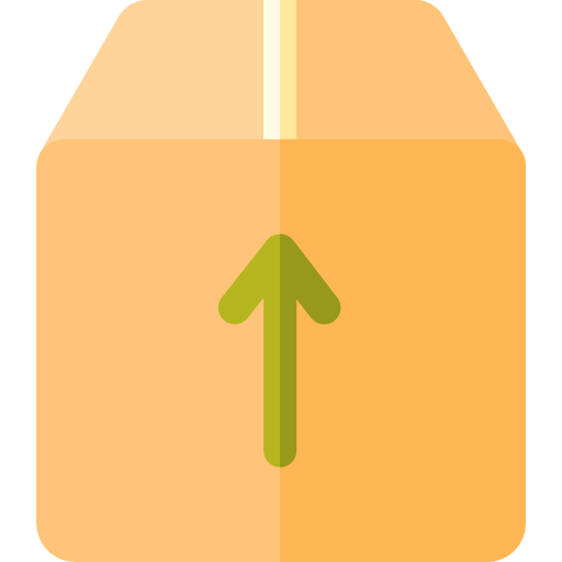 caja Basic Rounded Flat icono