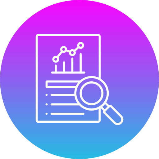 Analysis Generic gradient fill icon