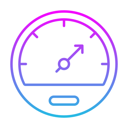 Speedometer Generic gradient outline icon