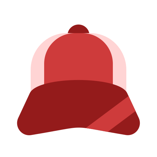 야구 모자 Generic color fill icon