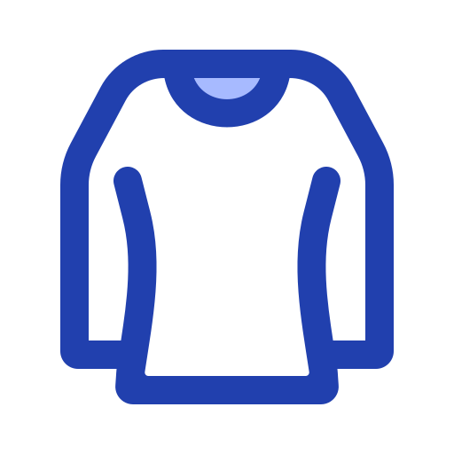 Long sleeved Generic color lineal-color icon