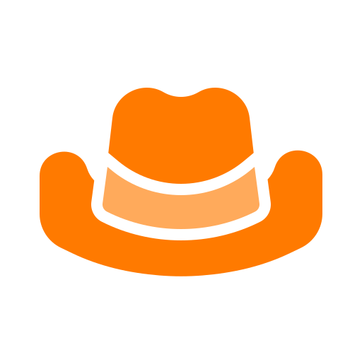 Cowboy hat Generic color fill icon