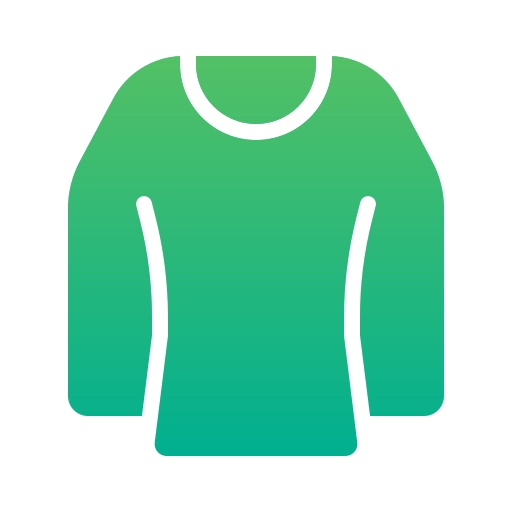 Long sleeved Generic gradient fill icon