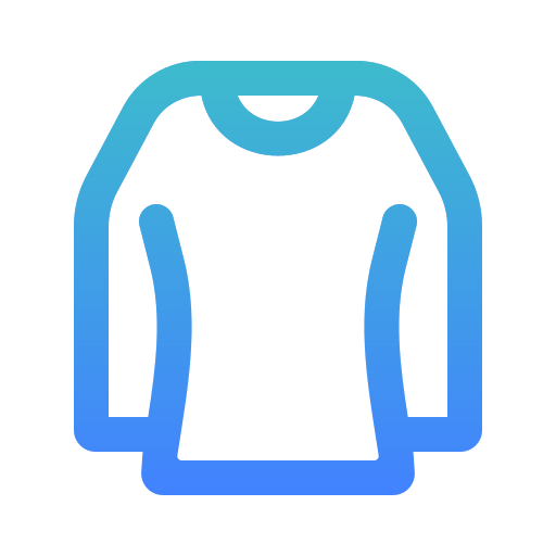 Long sleeved Generic gradient outline icon