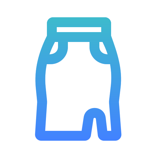 치마 Generic gradient outline icon