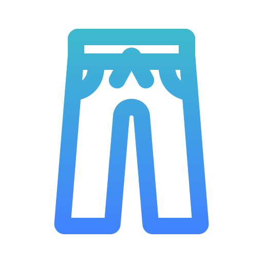 pantaloni lunghi Generic gradient outline icona