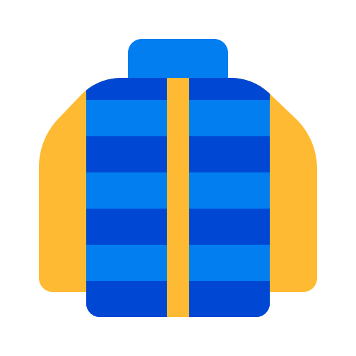 Winter jacket Generic color fill icon