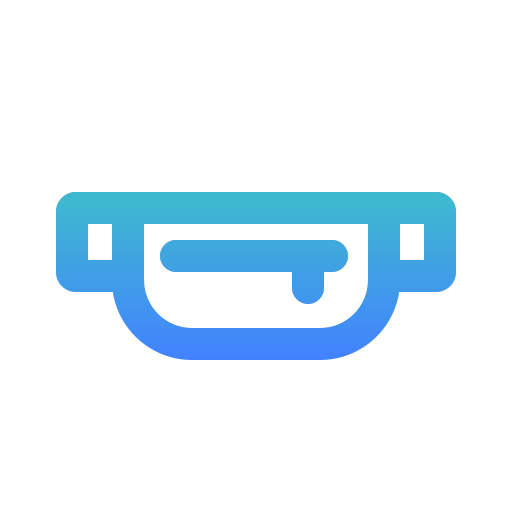 Sling bag Generic gradient outline icon