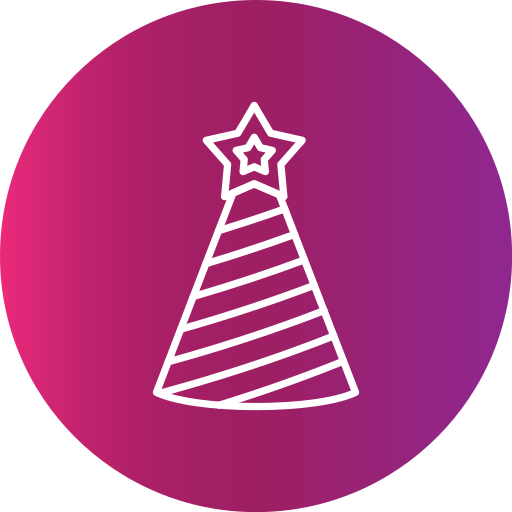 Party Hat Generic gradient fill icon