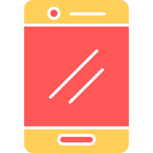 smartfon Generic color fill ikona