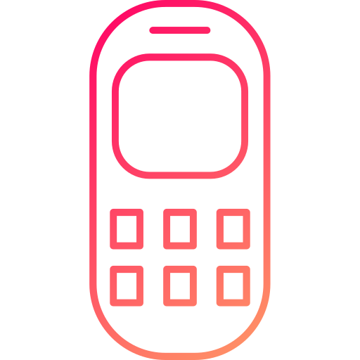 Old phone Generic gradient outline icon