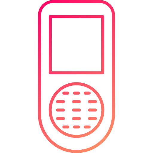 telefono viejo Generic gradient outline icono
