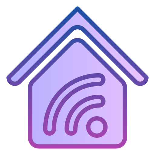 casa intelligente Generic gradient lineal-color icona