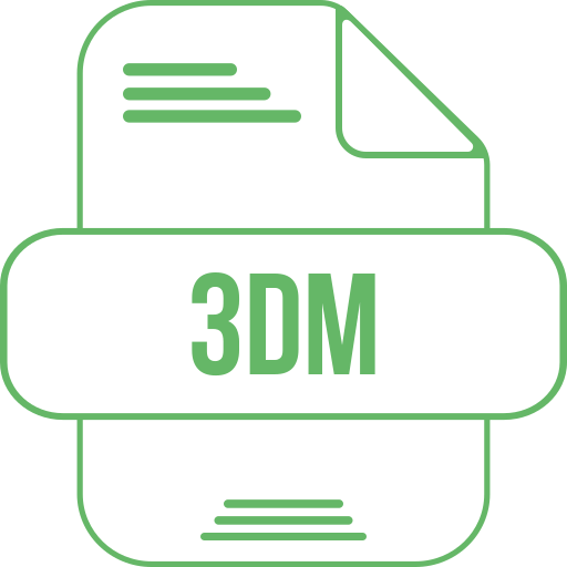 3dm-datei Generic color outline icon
