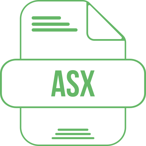 Asx file Generic color outline icon