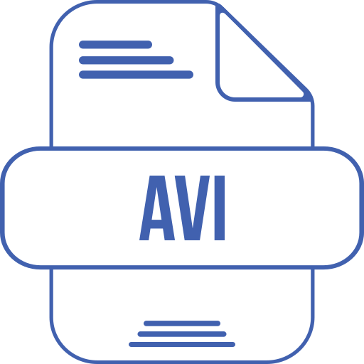 Avi file Generic color outline icon