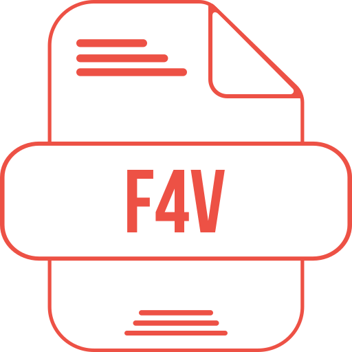 f4v Generic color outline icono