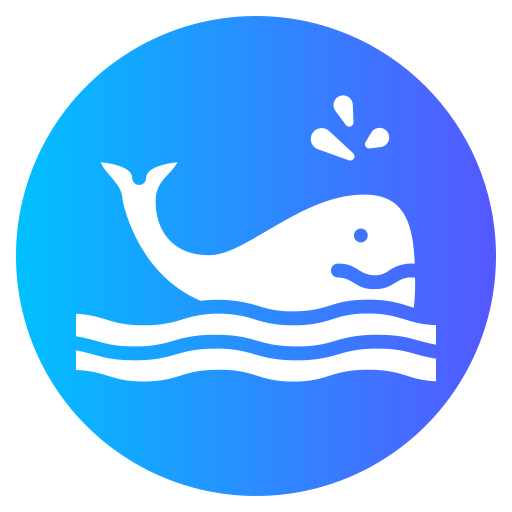 baleine Generic gradient fill Icône