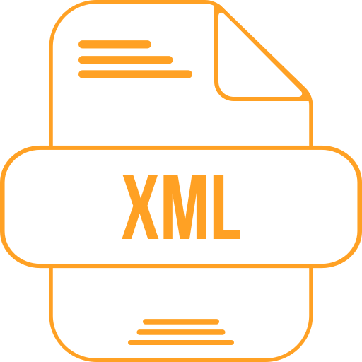 xml-datei Generic color outline icon