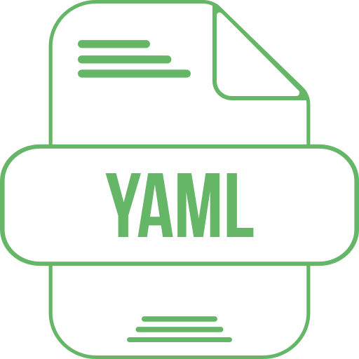 yaml Generic color outline icono