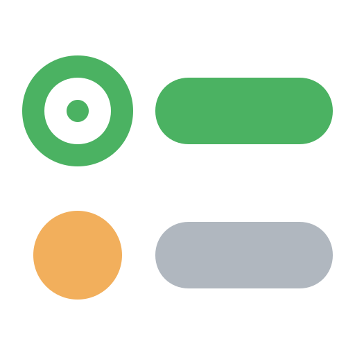 Radio button Generic color fill icon