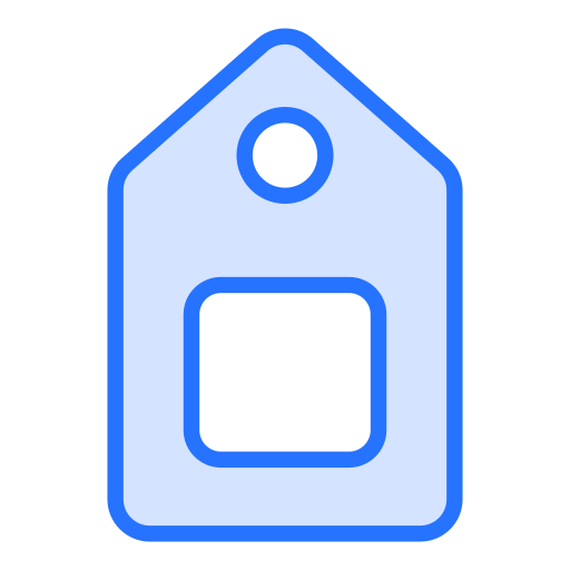 Tag Generic color lineal-color icon